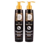 KERAGOLD KG PRO CC Crème Sans Rinçage à la Kératine/Huile de Ricin - Lot de 2, 250 ml