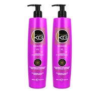KERAGOLD KG PRO XL Shampoing Sans Sulfate à la Kératine/Protéines de Soie - Lot de 2, 500 ml
