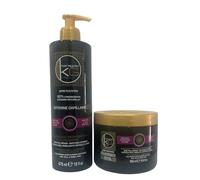 Keragold Pro - GAMME BOTOXINE CAPILLAIRE - Sans sulfates - 90/96% D'ingrédients naturelle (DUO SHAMPOING 475ML+ MASQUE BOTOXINE 500G XL)