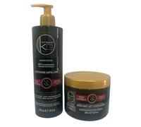 Keragold Pro - GAMME BOTOXINE CAPILLAIRE - Sans sulfates - 90/96% D'ingrédients naturelle (DUO SHAMPOING 475ML+ MASQUE BOTOXINE 500G DD)