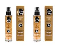 KERAGOLD PRO - Sérum Gamme AB - Lot de 2 x 100ml - Kératine & Extrait d’Ail - Anti-Casse, Croissance & Brillance