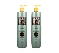 KERAGOLD PRO - Shampoing Sans Sulfates Gamme AC - Lot de 2 × 500ml - Kératine & Acide Hyaluronique - Hydratation, Réparation & Douceur