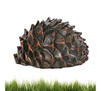 KERALI Coffre-fort secret en forme de roche, coffre-fort caché avec clé en pierre, support secret pour clés de rangement, cacheur de clés en résine pour extérieur