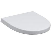 Keramag Flow Abattant WC avec couvercle et fixations en chrome nickel, 1 pièce, blanc, 575900000