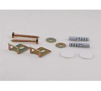 Geberit - Kit de montage pour urinoir Kerafix 551075 blanc avec capuchons