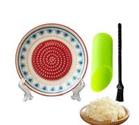 Keramik Knoblauchreibe Platte 3-teiliges Set aus multifunktiownalen