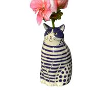 Keramikblumenhalter - Blumen - Zimmerpflanzen, Vaso A Forma, Vaso A Forma Di Gatto Per La Decorazione Di Librerie, Mensole, Tavoli, Piccoli Vasi A Forma Di Animali Per Gli Amanti Dei Gatti