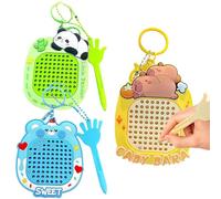 KERANEET Fidget Toys Lot de 3 tableaux à dessin magnétiques avec tableau à dessin magnétique et labyrinthes pour l'école, les fêtes de Noël et les sacs surprise