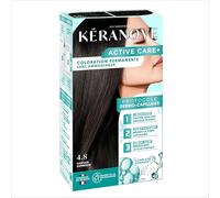 Kéranove ACTIVE CARE+ - Coloration Cheveux Longue Tenue - Protocole Dermo-Capillaire en 3 Etapes - Sans Ammoniaque - Coloration Permanente - Kératine, Prébiotiques - 4.8 Châtain Expresso