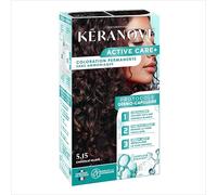 Kéranove ACTIVE CARE+ - Coloration Cheveux Longue Tenue - Protocole Dermo-Capillaire en 3 Etapes - Sans Ammoniaque - Coloration Permanente - Kératine, Prébiotiques - 5.15 Chocolat Glacé