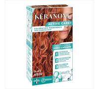 KERANOVE - Coloration Permanente Dermo-Capillaire Sans Ammoniaque - Odeur douce - Kératine végétale et Prébiotiques - 6.43 Blond Foncé Cuivré Doré