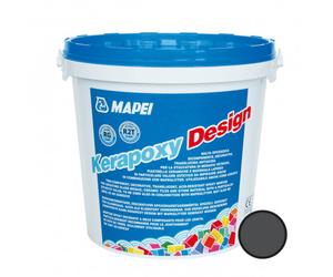 Kerapoxy Design Mortier époxy décoratif, antiacide, Joint carrelage mosaïque, piscine et plus, Anthracite (MAPXED3114)