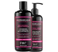 KERARGAN - Duo Kératine Shampoing & Soin Sans Rinçage - 500ml+350ml