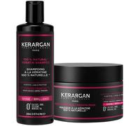 Kerargan - Duo Ultra Réparateur Shampoing & Masque à la Kératine pour Cheveux Abîmés et Stressés - Nourrit, Lisse, Protège - Sans Sulfate, Silicone, OGM, Huile Minérale - 2x250 ml