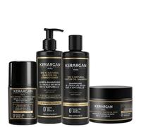 Kerargan Ensemble Anti-Chute à l’Huile de Ricin 4 pièces 3x250ml + 1x50ml