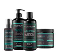 Kerargan Ensemble Hydratant à l'Huile de Coco Cheveux Secs 3x500ml + 100ml