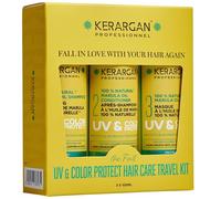 KERARGAN - Routine Voyage Marula Protection UV 3 Soins - 3x100ml