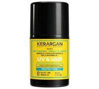 Kerargan - Sérum Capillaire Protecteur UV & Couleur à l'Huile de Marula pour Cheveux Secs et Colorés - Anti-Frisottis, Lissant, Hydratant - Sans Sulfate, OGM, Huile Minérale - 50ml