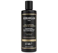 KERARGAN - Shampoing Huile de Ricin Anti-Chute Sans Sulfate - 250ml | Nettoie en douceur, aide à fortifier les racines et limiter la casse, sans silicones, OGM ni huiles minérales