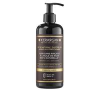 Kerargan - Soin Quotidien Anti-Chute Sans Rinçage à l'Huile de Ricin - Hydratation et Nutrition pour Cheveux Secs et Fragiles - Enrichi en Aloe Vera - Sans sulfate, OGM, huile minérale - 350ml