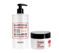 Kerasoin Professionnel - Rituel cheveux secs et abimés shampooing et masque