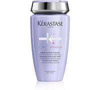 Kérastase Blond Absolu - Bain Ultra-Violet - Shampoing Violet Anti Faux-Reflets - Renforce Les Cheveux - Acide Hyaluronique & Edelweiss - Cheveux Blonds Décolorés, Méchés Ou Blancs - 250 Ml