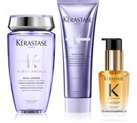 Kérastase Blond Absolu + Elixir Ultime conditionnement avantageux pour cheveux blonds
