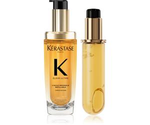 Kérastase Elixir Ultime Huile Originale conditionnement avantageux pour des cheveux brillants et doux 2x75 ml