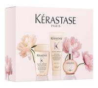 Kerastase - Gloss Absolu Coffret routine shampoing, soin et huile pour cheveux longs sujets aux frisottis