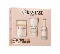 KÉRASTASE - Gloss Absolu - Coffret - Routine Bain, Fondant Et Spray Pour Cheveux Longs Sujets Aux Frisottis