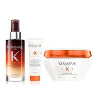 KÉRASTASE Nutritive 8h Night Serum 90ml avec Masquintense 200ml et Lait Vital 75ml Offert, Routine Capillaire Nourrissante, Tous Types de Cheveux