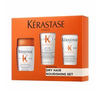 KÉRASTASE - Nutritive - Coffret - Découverte Routine Shampoing, Soin Et Lait Pour Cheveux Secs À Très Secs