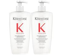 KÉRASTASE Première - Routine Ultra-Réparatice Cheveux Abîmés - Répare La Fibre En Profondeur - Formule Innovante à l'Acide Citrique & Glycine - Sans Sulfate 500 ml x 2 DUO