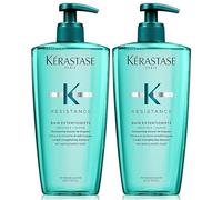KÉRASTASE Résistance Bain Extentioniste, Shampooing Réparateur de Longueur, Créatine R et Taurine, 500 ml x 2 DUO