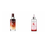 KÉRASTASE - Routine de Nuit - Réparation intense - Double action Anti-chute et Nutrition - Sérum Génésis Anti-Chute et Anti-Casse - 90ml + Sérum Nutritive 8h Night - Nutrition des Cheveux Secs - 90ml