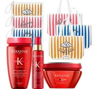 Kérastase Soleil Kit solaire pour cheveux - Shampooing + Masque + Huile + Trousse d'été