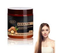 Keratin Hair Mask, Masque Capillaire Volumisant, Masque Réparateur, Masque Reconstructeur, Hydrate, Répare et Renforce, Pour Cheveux Abîmés, Pour des Cheveux éclatants, Pour Tous les Types de Cheveux