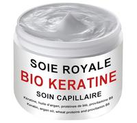 KERATINE BIO Soin Cheveux 250 ml - Masque Bio Naturel Répare, Hydrate, Démêle, Lisse, Tous Types de Cheveux, 1 Sérum, Soie Biologique, Soyeux, 15 ml