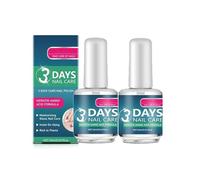 Kératine & Vernis à ongles transparent à séchage rapide, contient 16 ml d'après-shampoing naturel concentré, durcisseur pour ongles plus forts et plus sains, nutrition quotidienne (2 pièces)