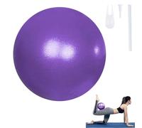 Keratobleem 25cm Pilates Ballon de Gymnastique, Yoga Ball,Petit Ballon de Gymnastique avec Paille Gonflable, Balle de Fitness pour Sport, Yoga, Pilates-Violet