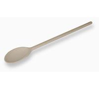 KERAZO Cuillère longue en bois de hêtre - 60/80/100 cm - Ovale ou ronde - Cuillère de cuisine extra longue pour remuer - Idéal pour goulache, four néerlandais, conserve, cuisson au feu, gastronomie