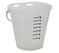 Kerbl 14266 Seau à Abreuvoir gradué Blanc Transparent sans Accessoires