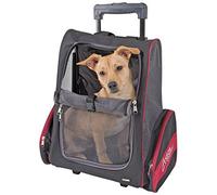 Kerbl 2207722 Vacation Chariot pour Chien Noir/Rouge 42 x 25 x 55/103 cm