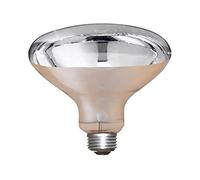 Kerbl 22252 lampe infrarouge avec 250 W en verre dur de couleur blanche, 240 V, E27