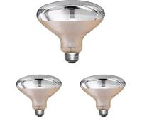 Kerbl 22252 Lampe Infrarouge avec 250 W en Verre Dur de Couleur Blanche, 240 V, E27 (Lot de 3)