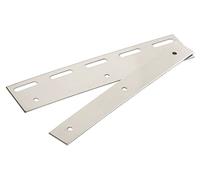 Kerbl 291154 Klemm-und Pendelleiste 300mm Edelstahl für PVC-Vorhang Mixte, Multicolore, Unique