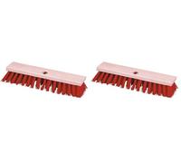 Kerbl 29521 Cantonnier Compact avec Manche Trous, 35 cm Rouge (Lot de 2)