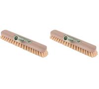 Kerbl 29528 Balai d'essuie-Glace 30 cm avec Support, 24 mm, PPN Jaune (Lot de 2)