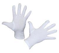 Kerbl 29727/6 Dermatex Lot de 6 gants en coton blanchi pour homme (10) Blanc