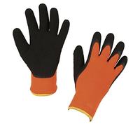 Kerbl 297485 Gants d'hiver Ice Grip Taille 11/XXL, Tricot-HS Latex, Orange